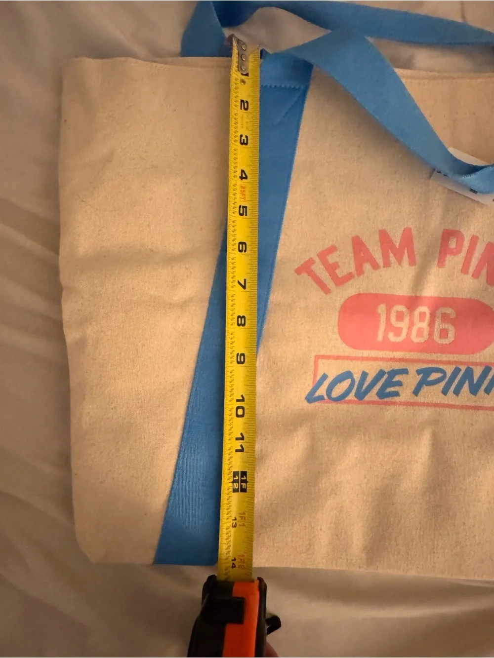 PINK Canvas Tote Bag NWT